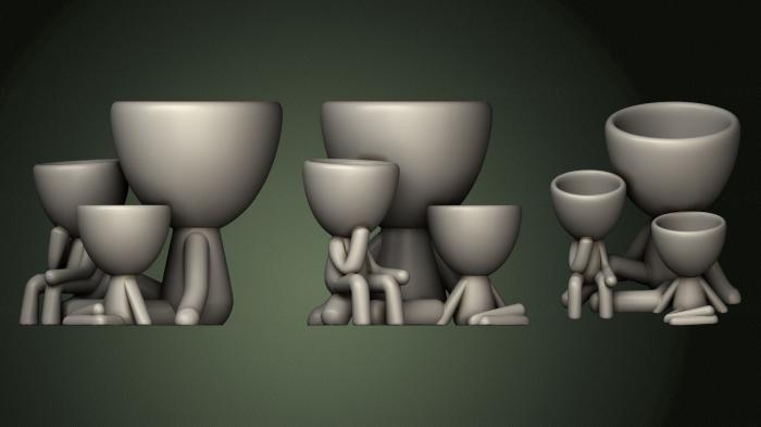 Vases (VZ_0973) 3D model for CNC machine